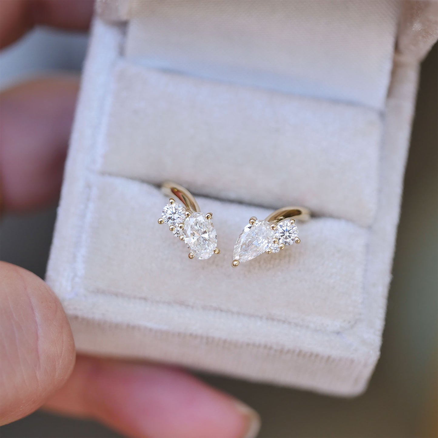 Luxe Oval Mosaic Cuff Ring