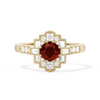 Square Deco with Round Brilliant Cut