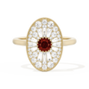 Oval Ballerina Round Center 0.35 ctw