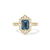 1.57 ctw Emerald Cut Teal Sapphire