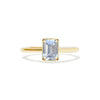 1.14 Emerald Cut Light Blue-Grey Sapphire