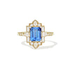 1.64 ctw Emerald Cut Vibrant Blue Sapphire