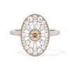 Oval Ballerina Round Center 0.35 ctw