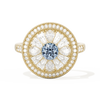Pear & Baguette Round with Halo