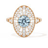 Oval Ballerina Round Center 1.00 ctw.