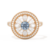 Pear & Baguette Round with Halo