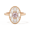 Round with Feather Marquise