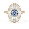 Oval Ballerina Round Center 1.00 ctw.