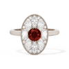 Round with Feather Marquise