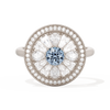 Pear & Baguette Round with Halo