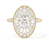 Oval Ballerina Round Center 1.00 ctw.