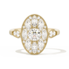 Round with Feather Marquise