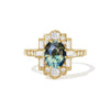 2.00 ctw Oval Blue Green Yellow Sapphire