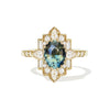 2.00 ctw Oval Blue Green Yellow Sapphire