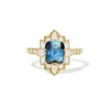 2.02 ctw Cushion Bicolor Sapphire