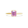 2.04 Emerald Cut Opalescent Pink Sapphire