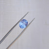 2.17 ctw Oval Opalescent Blue Sapphire