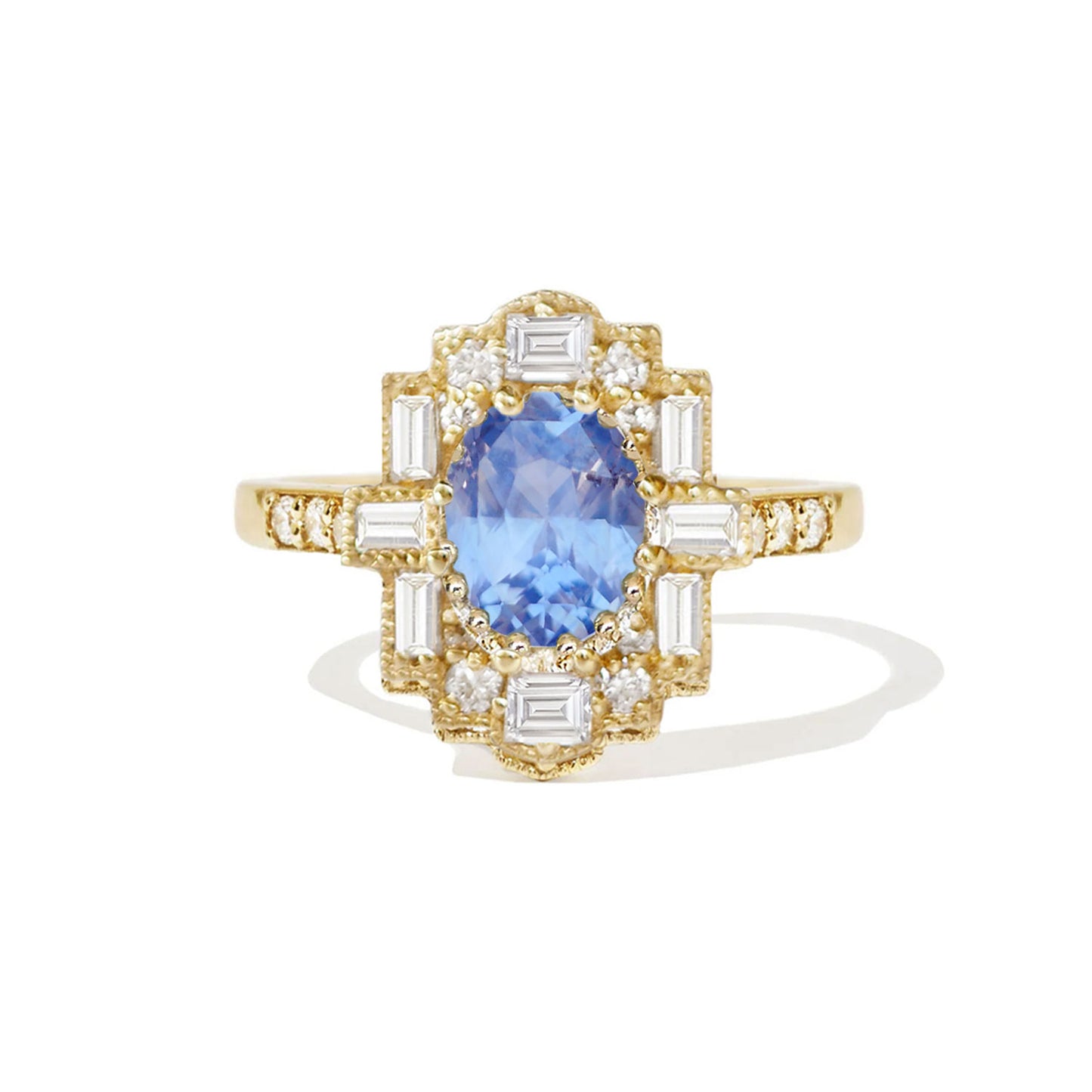 2.17 ctw Oval Opalescent Blue Sapphire