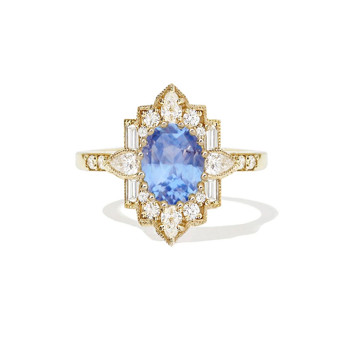 2.17 ctw Oval Opalescent Blue Sapphire