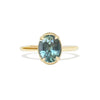 2.58 Oval Blue Green Sapphire