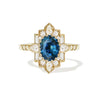 2.63 ctw Oval Teal Blue Sapphire