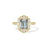 2.70 ctw Emerald Cut Light Grey Green Sapphire