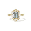 2.70 ctw Emerald Cut Light Grey Green Sapphire