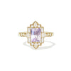2.98 ctw Radiant Pastel Pink Purple Sapphire