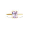 2.98 ctw Radiant Pastel Pink Purple Sapphire