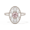 Round with Feather Marquise
