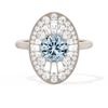 Oval Ballerina Round Center 1.00 ctw.
