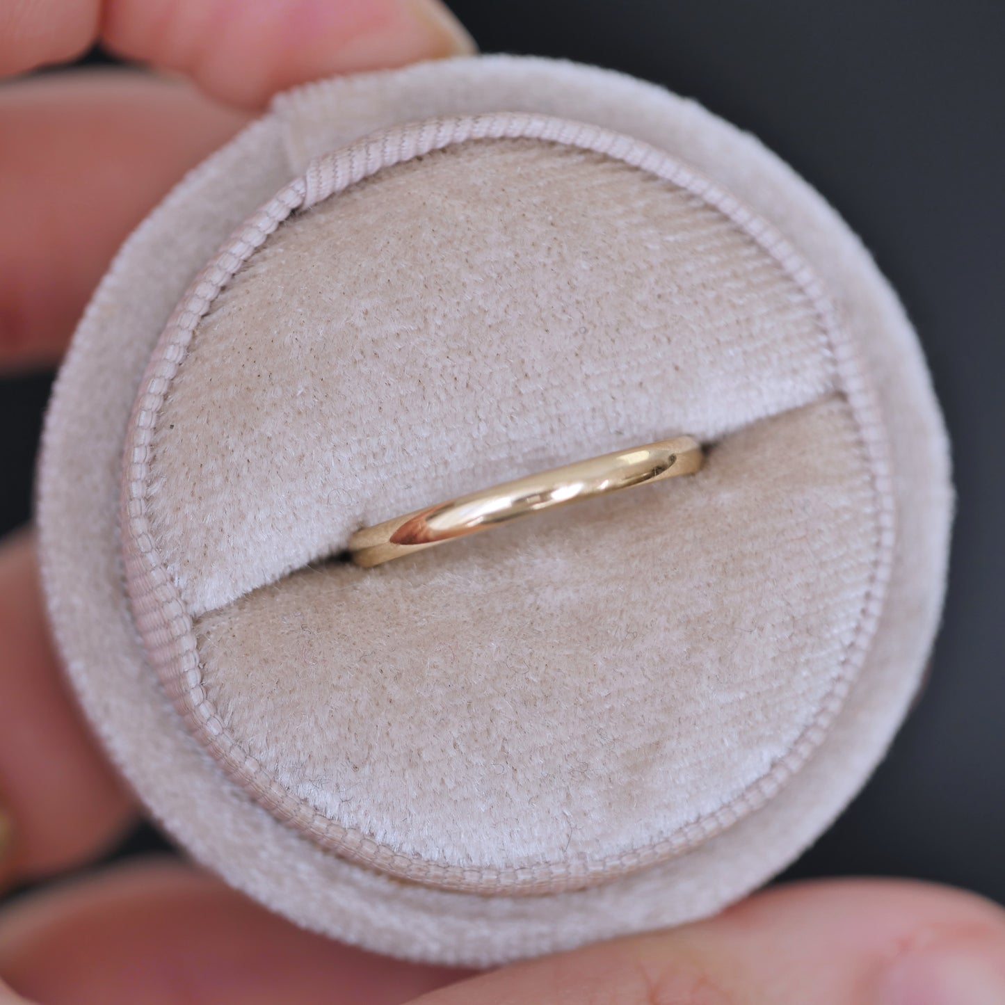 2mm Half Round Band Ring