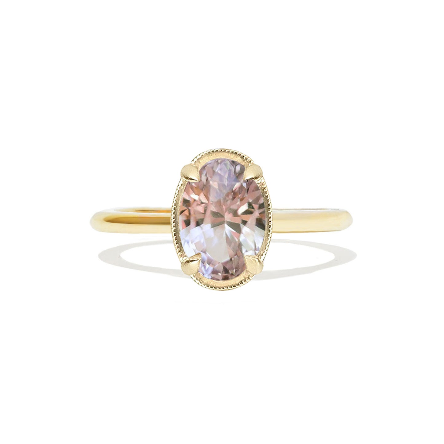 3.12 ctw Oval Padparadscha Sapphire