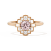Square Deco with Round Brilliant Cut