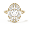 Oval Ballerina Round Center 1.00 ctw.