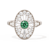 Oval Ballerina Round Center 0.35 ctw