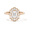 Rectangular Deco with 6x4 Emerald Cut