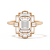 Rectangular Deco with 8x6 Emerald Cut