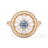Pear & Baguette Round with Halo