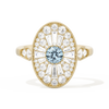 Oval Ballerina Round Center 0.35 ctw