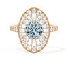 Oval Ballerina Round Center 1.00 ctw.