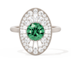 Oval Ballerina Round Center 1.00 ctw.