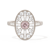 Oval Ballerina Round Center 0.35 ctw