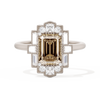 Rectangular Deco with 8x6 Emerald Cut