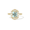 4.79 Antique Cushion Cut Light Green Sapphire