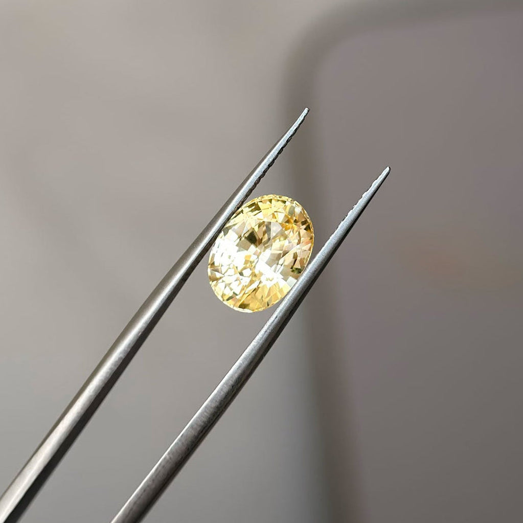 4.53 Oval Yellow Sapphire