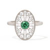 Oval Ballerina Round Center 0.35 ctw