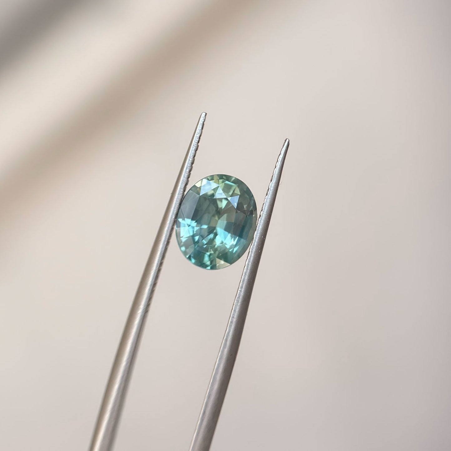 2.58 Oval Blue Green Sapphire