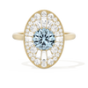 Oval Ballerina Round Center 1.00 ctw.