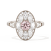 Round with Feather Marquise